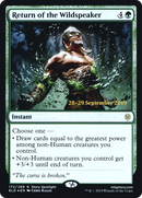 Return of the Wildspeaker (PRE-172)  Foil - Throne of Eldraine Promos