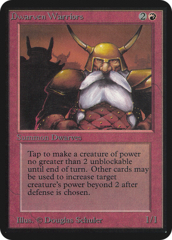 Dwarven Warriors (LEA-)  - Limited Edition Alpha