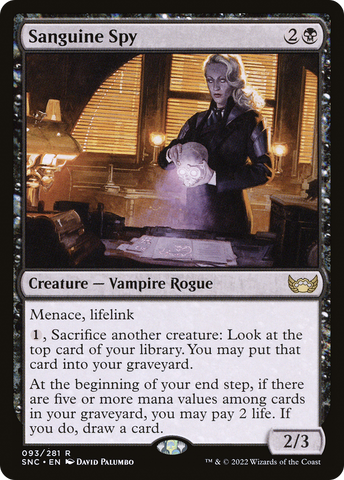 Sanguine Spy (SNC-093)  - Streets of New Capenna