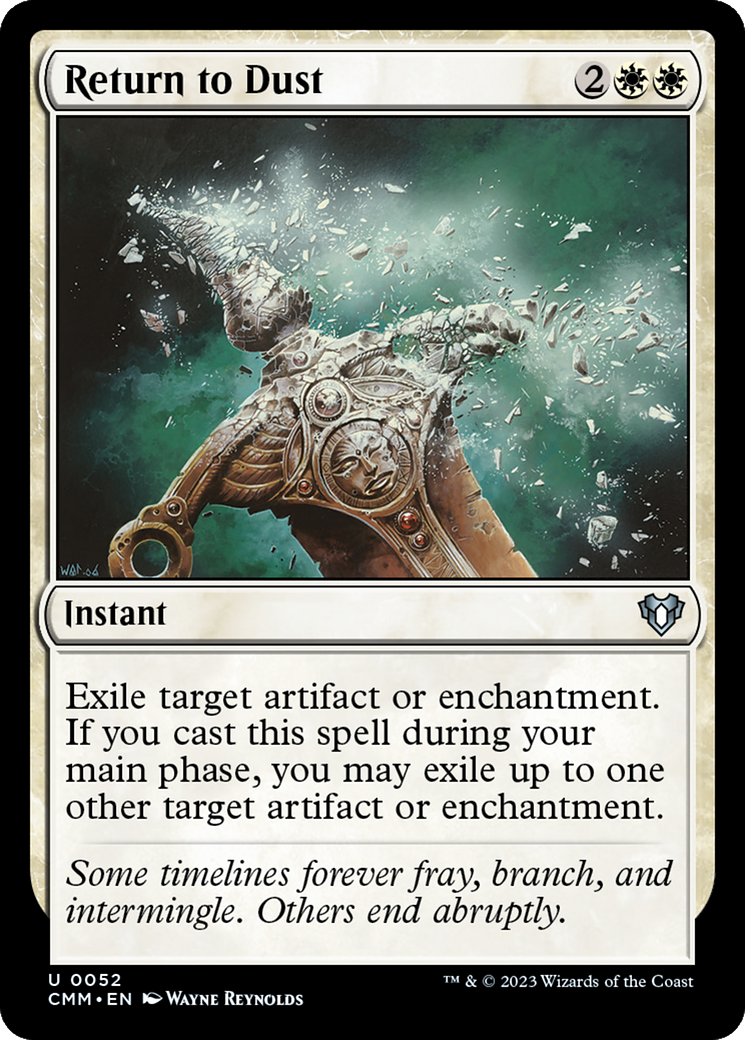 Return to Dust (CMM-052)  - Commander Masters
