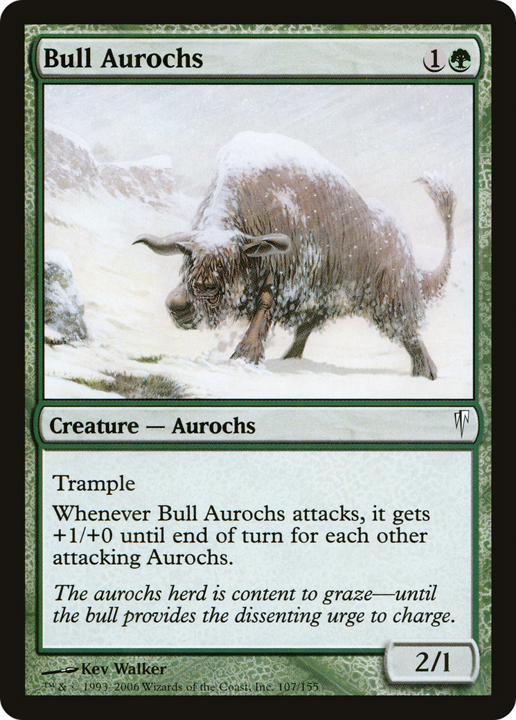 Bull Aurochs (CSP-107)  Foil - Coldsnap