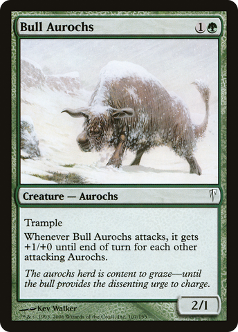 Bull Aurochs (CSP-107)  Foil - Coldsnap