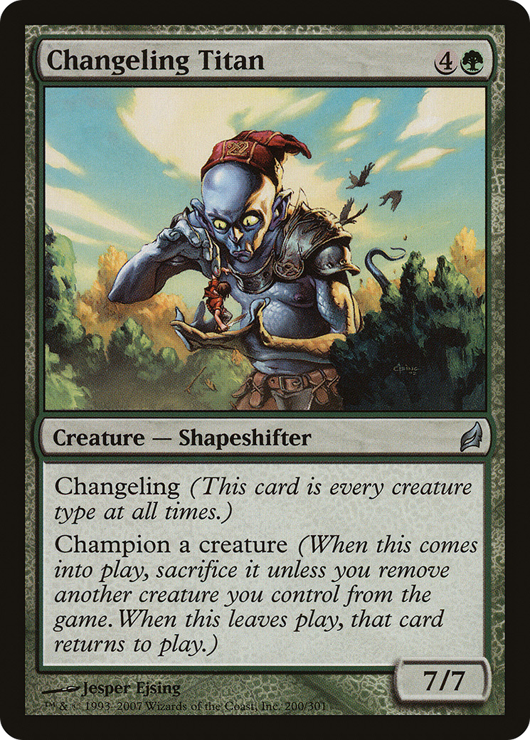 Changeling Titan (LRW-200)  - Lorwyn