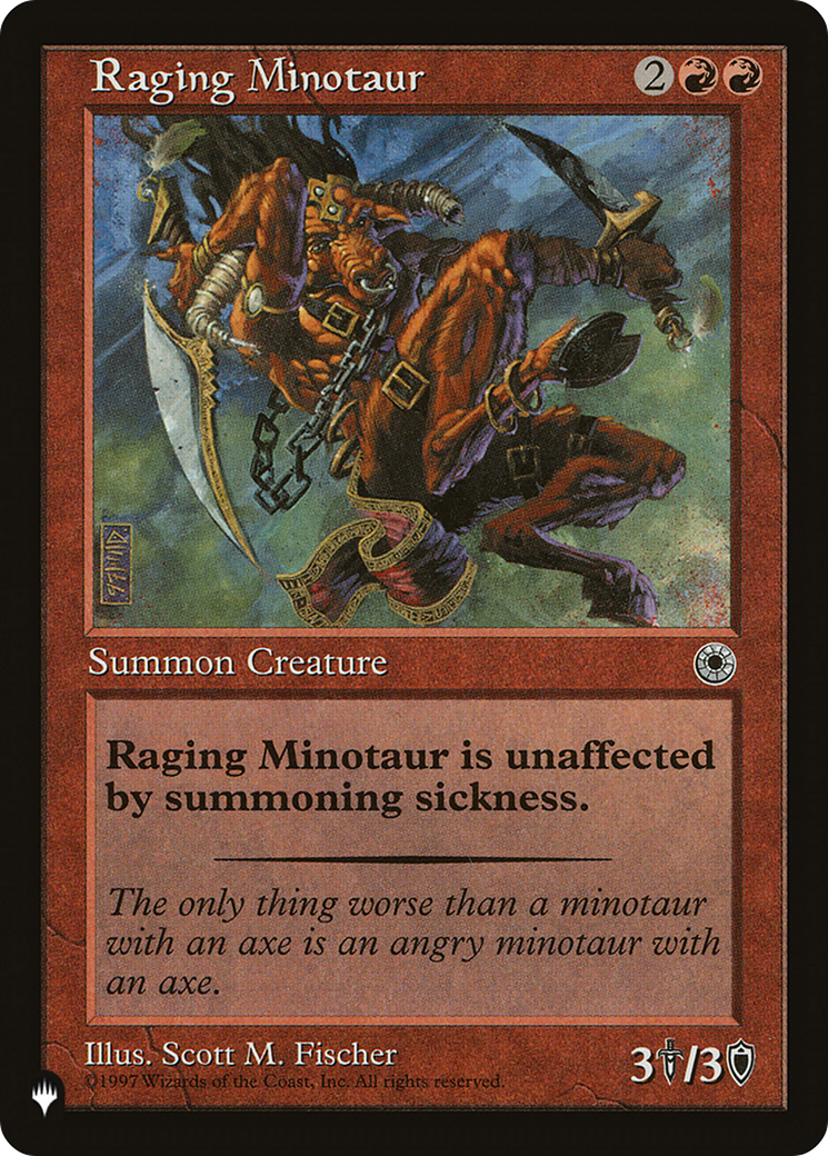 Raging Minotaur (LIST-POR-146)  - The List