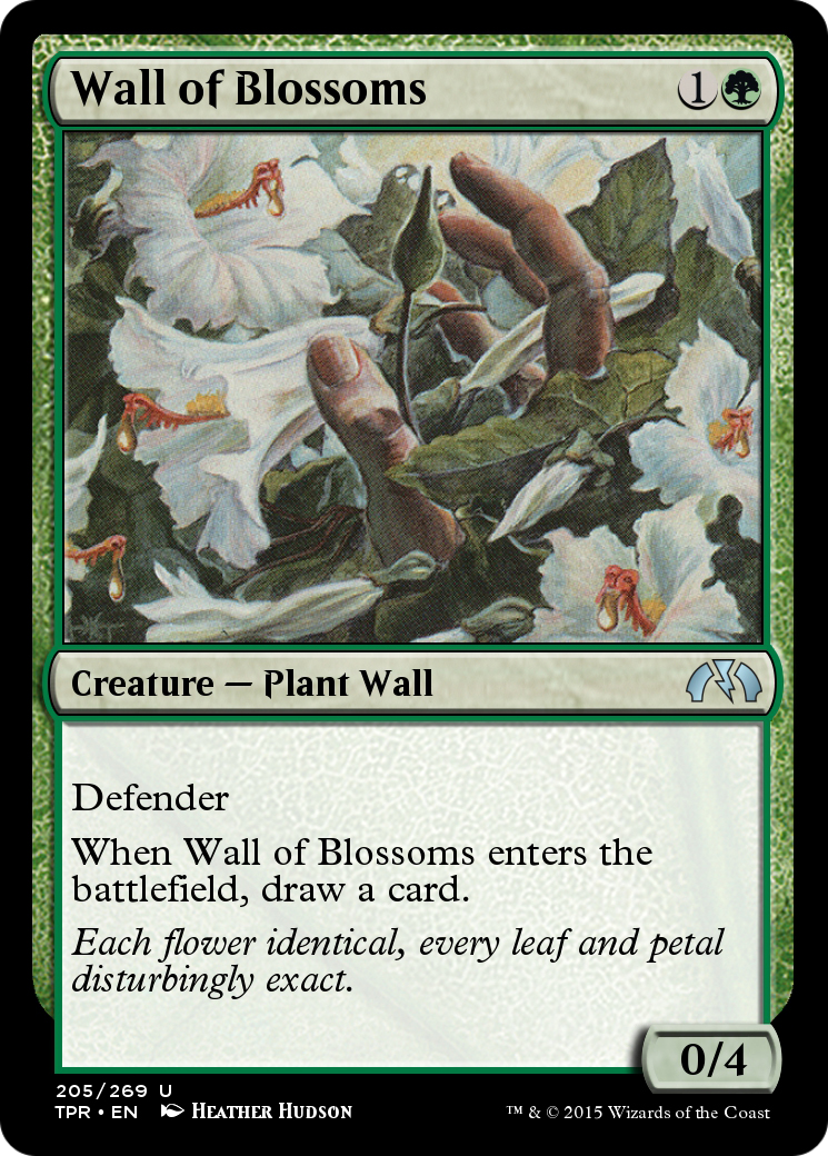 Wall of Blossoms (TPR-205)  Foil - Tempest Remastered