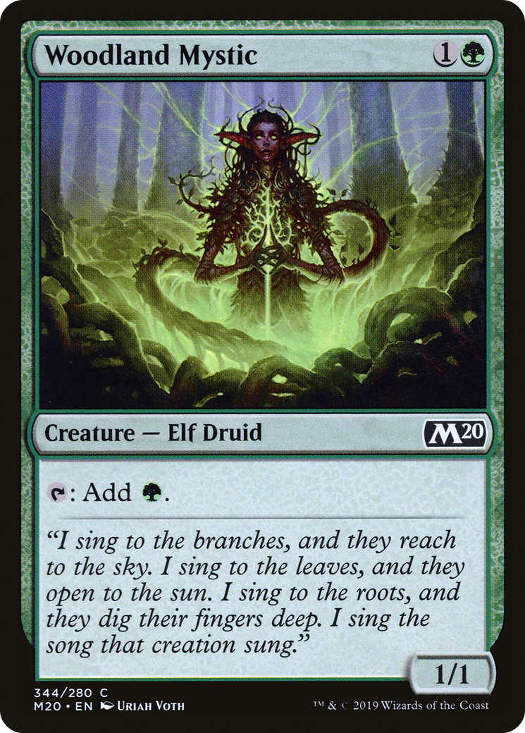 Woodland Mystic (M20-344)  - Core Set 2020