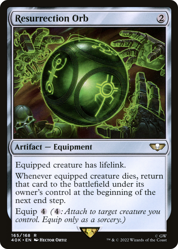 Resurrection Orb (40K-165)  - Warhammer 40,000 Commander