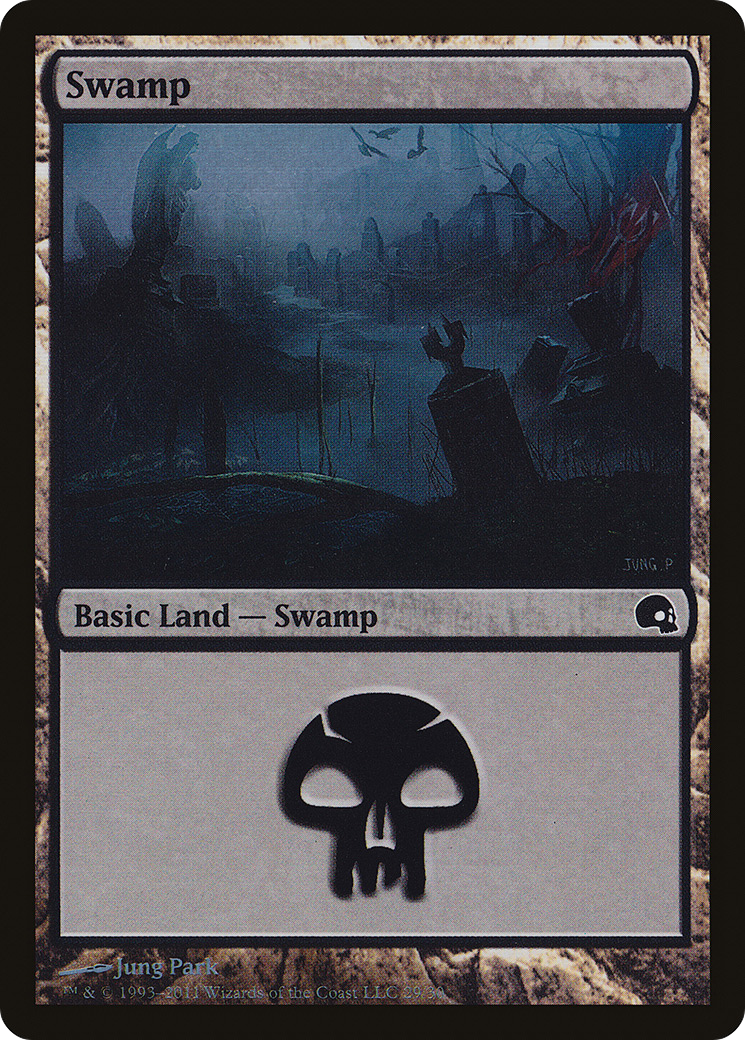 Swamp (29) (GRV-029)  Foil - Premium Deck Series: Graveborn