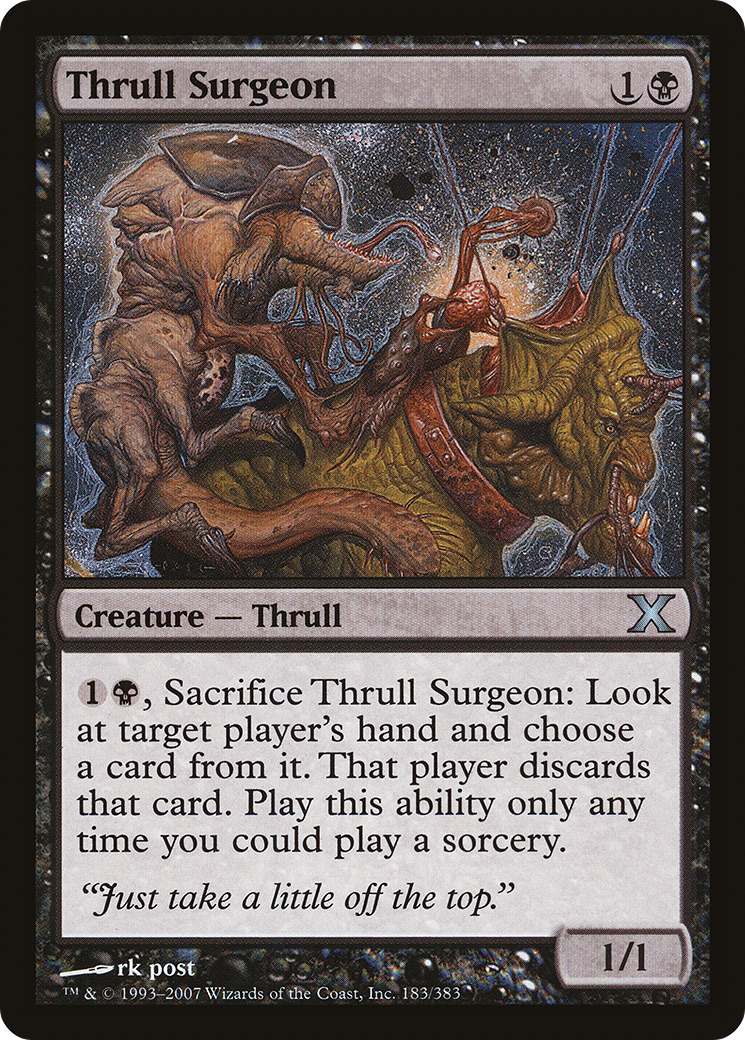 Thrull Surgeon (10E-183)  Foil - Tenth Edition