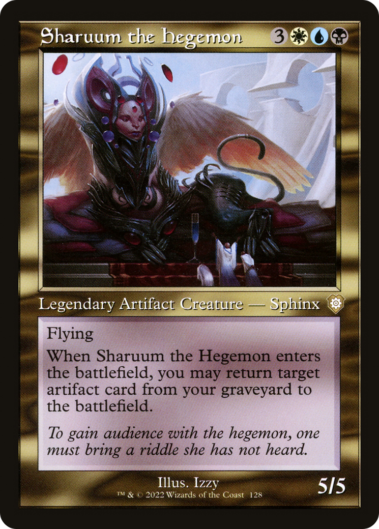 Sharuum the Hegemon (Retro Frame) (BRC-128)  - The Brothers' War Commander
