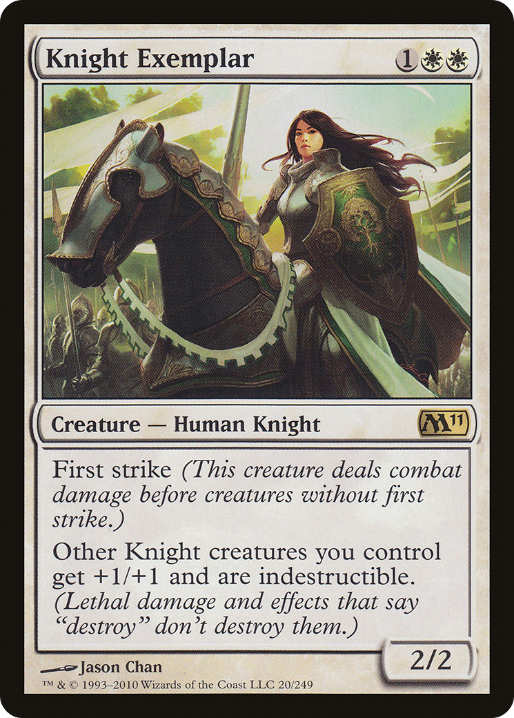 Knight Exemplar (M11-020)  Foil - Magic 2011