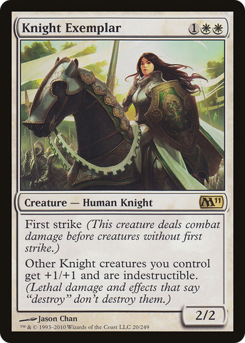 Knight Exemplar (M11-020)  - Magic 2011