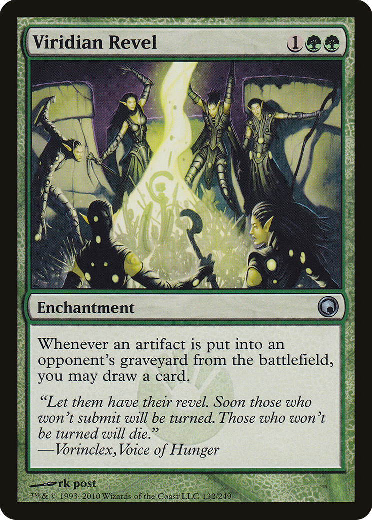 Viridian Revel (SOM-132)  Foil - Scars of Mirrodin