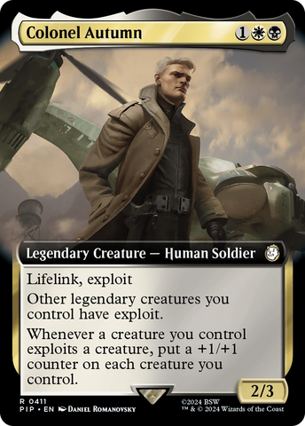 Colonel Autumn (Extended Art) (PIP-411) - Fallout: (Extended Art) Foil