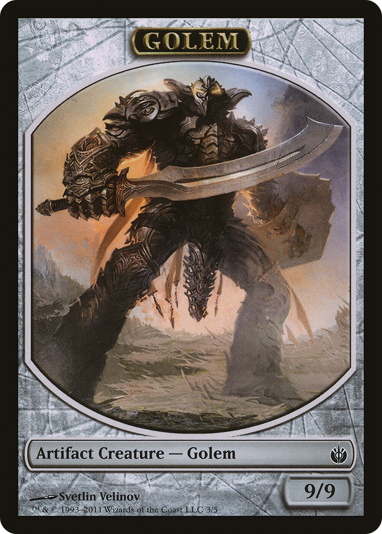 Golem Token (MBS-003) - Mirrodin Besieged Tokens