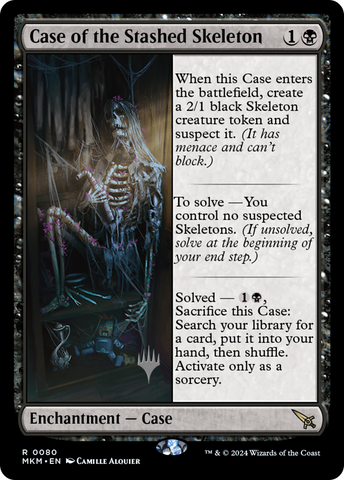 Case of the Stashed Skeleton (PPMKM-080)  - Murders at Karlov Manor Promos