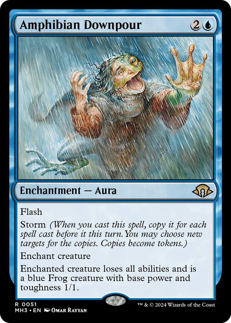 Amphibian Downpour (MH3-051)  - Modern Horizons 3