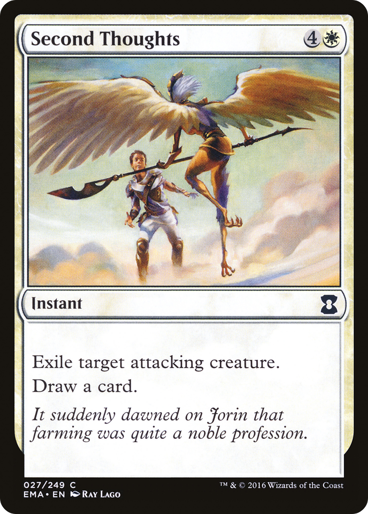 Second Thoughts (EMA-027)  Foil - Eternal Masters