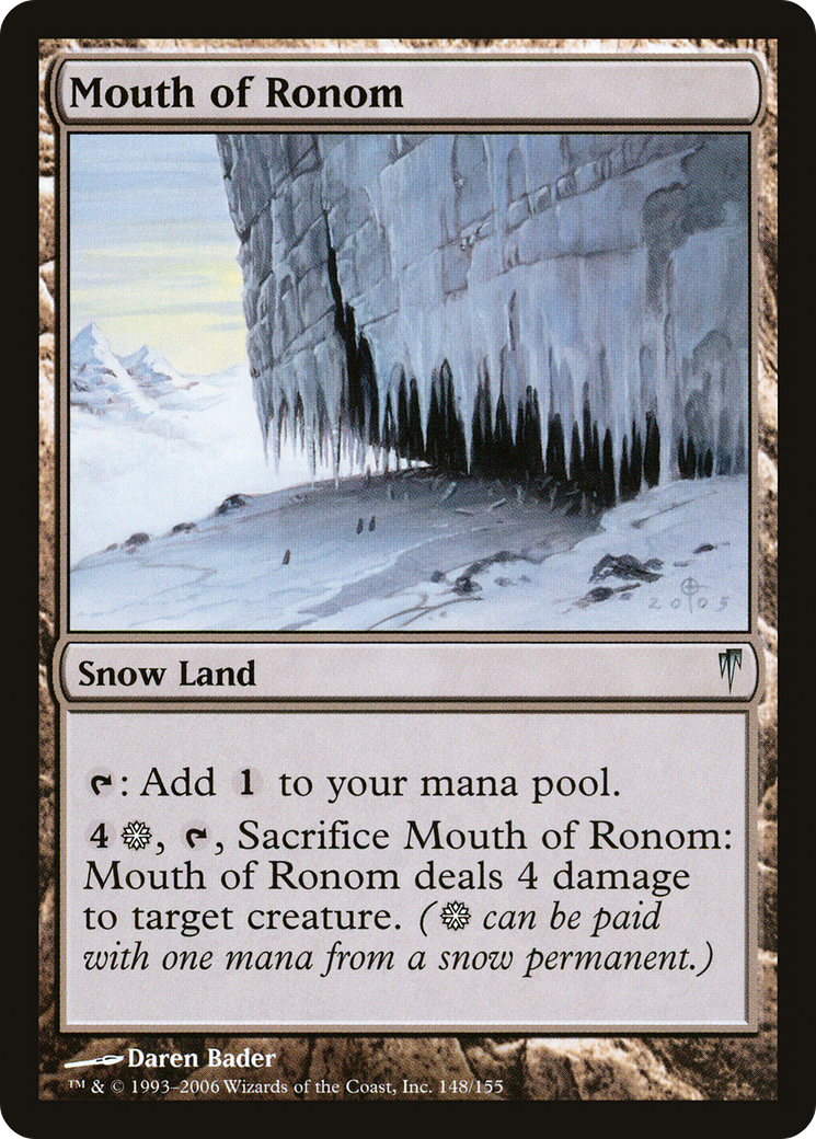 Mouth of Ronom (CSP-148)  Foil - Coldsnap