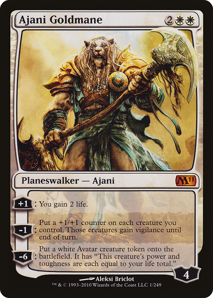 Ajani Goldmane (M11-001)  Foil - Magic 2011