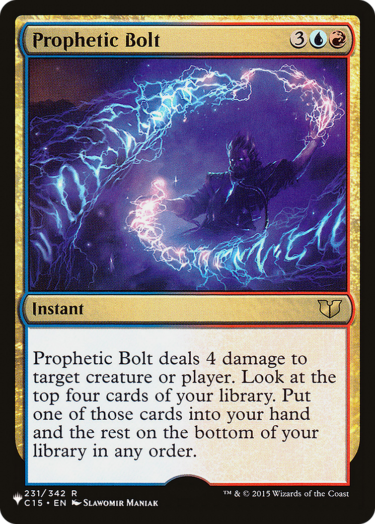 Prophetic Bolt (LIST-C15-231)  - The List