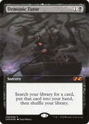 Demonic Tutor (UMA:BT-U08)  Foil - Ultimate Box Topper: (Extended Art)