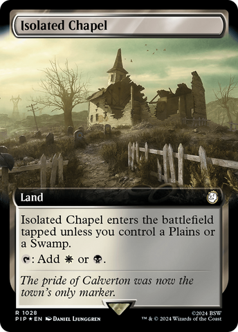 Isolated Chapel (Extended Art) (Surge Foil) (PIP-1028) - Fallout: (Extended Art) Foil
