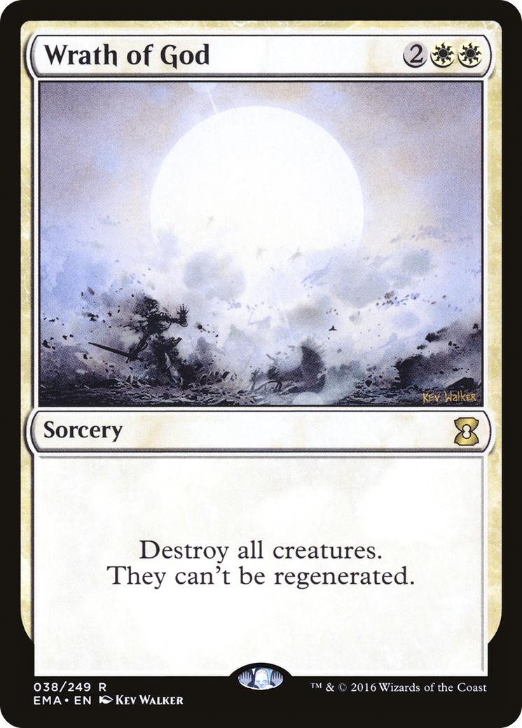 Wrath of God (EMA-038)  Foil - Eternal Masters