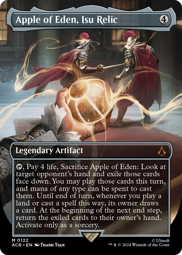 Apple of Eden, Isu Relic (Borderless) (ACR-122)  Foil - Assassin's Creed