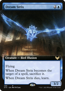 Dream Strix (Extended Art) (STX-296)  Foil - Strixhaven: School of Mages: (Extended Art)