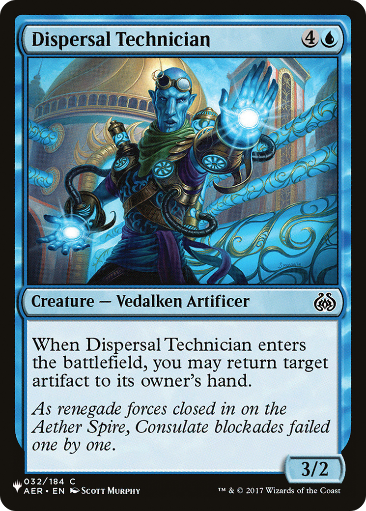Dispersal Technician (LIST-AER-32)  - The List