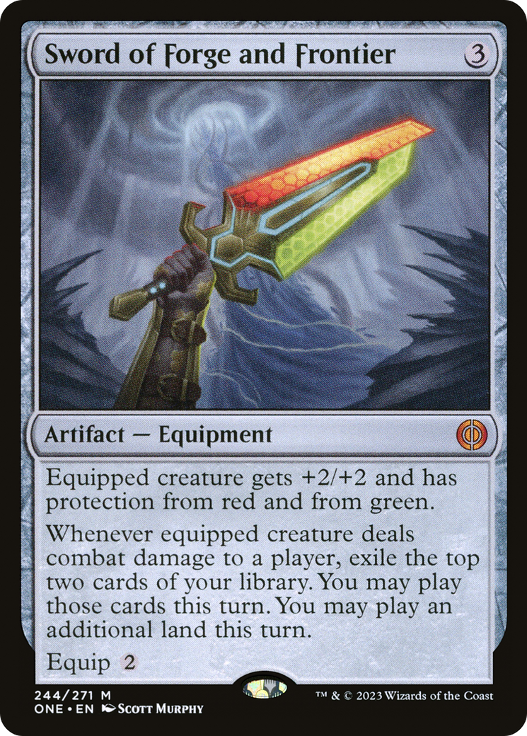 Sword of Forge and Frontier (ONE-244)  - Phyrexia: All Will Be One