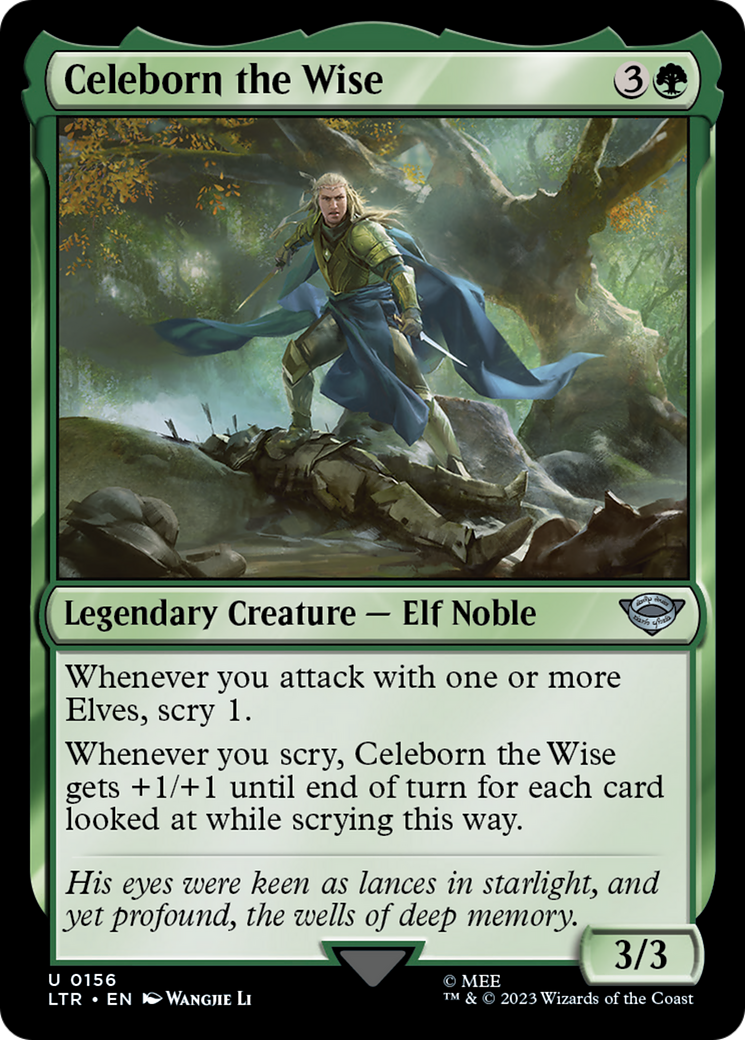 Celeborn the Wise (LTR-156) - The Lord of the Rings: Tales of Middle-earth Foil