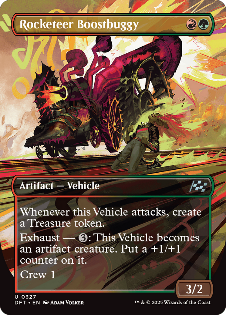 Rocketeer Boostbuggy (Borderless) (DFT-327)  Foil - Aetherdrift