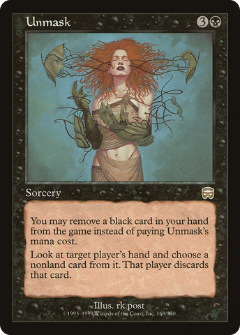 Unmask (MMQ-168)  Foil - Mercadian Masques