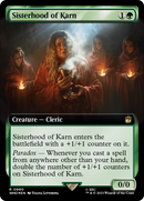Sisterhood of Karn (Extended Art) (Surge Foil) (WHO-990)  Foil - Doctor Who: (Extended Art)