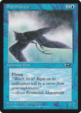 Storm Crow (Flying Left) (ALL-055) - Alliances