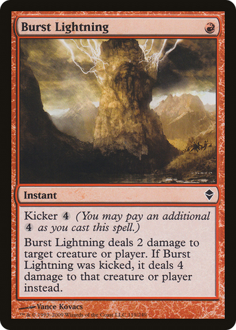 Burst Lightning (ZEN-119) - Zendikar Foil