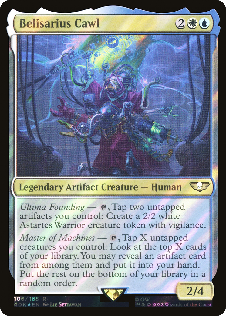 Belisarius Cawl (Surge Foil) (40K-106)  Foil - Warhammer 40,000 Commander