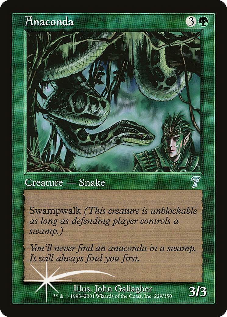 Anaconda (7ED-229★) - Seventh Edition Foil