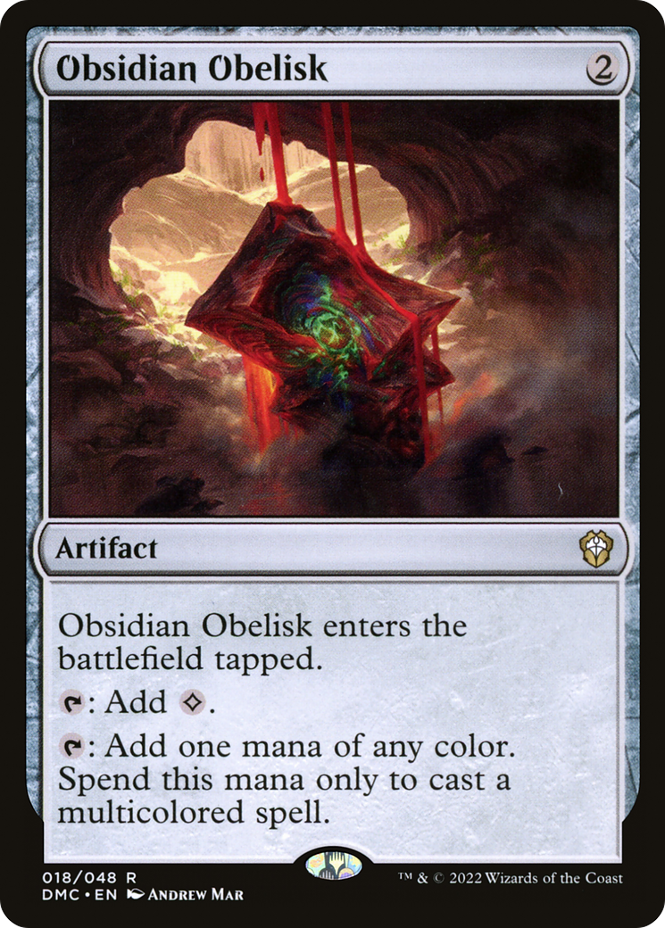 Obsidian Obelisk (DMC-018)  - Dominaria United Commander