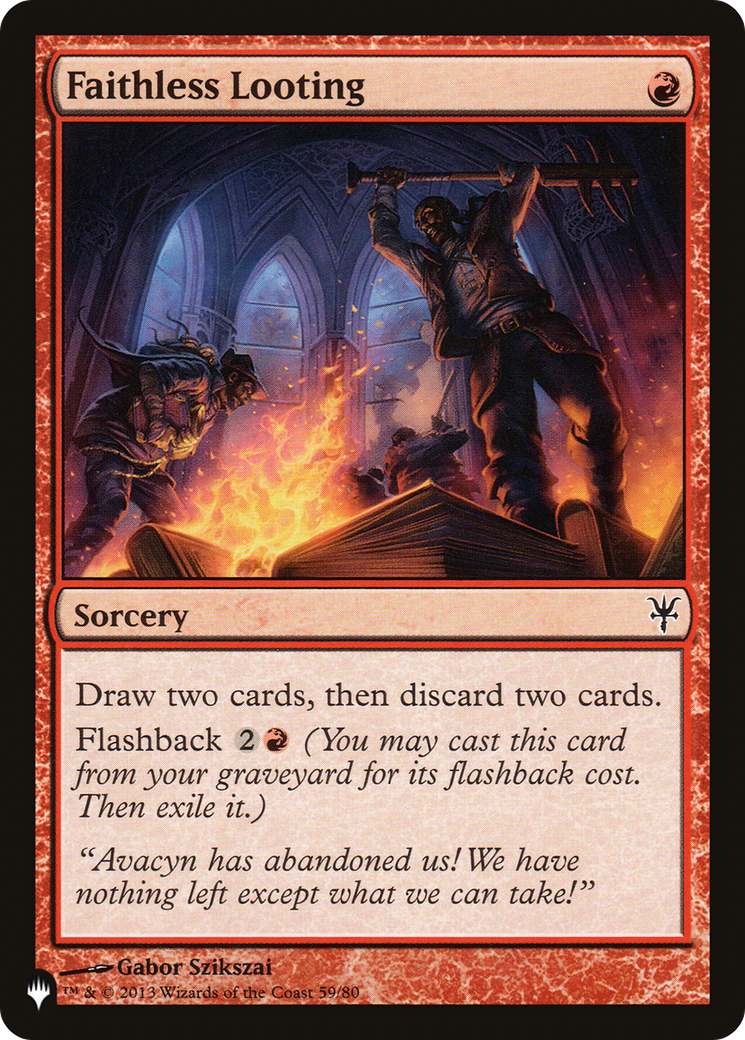 Faithless Looting (DDK) (LIST-DDK-59)  - The List
