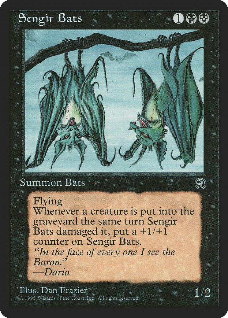 Sengir Bats [Version 2] (HML-057)  - Homelands