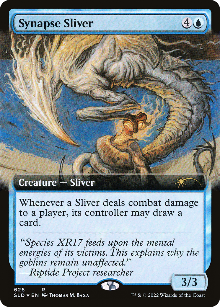 Synapse Sliver (Extended Art) (SLD-626)  Foil - Secret Lair Drop: (Extended Art)