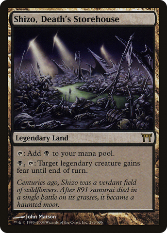 Shizo, Death's Storehouse (CHK-283)  - Champions of Kamigawa