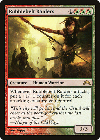 Rubblebelt Raiders (GTC-224)  Foil - Gatecrash