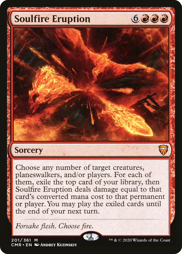 Soulfire Eruption (CMR-201)  - Commander Legends