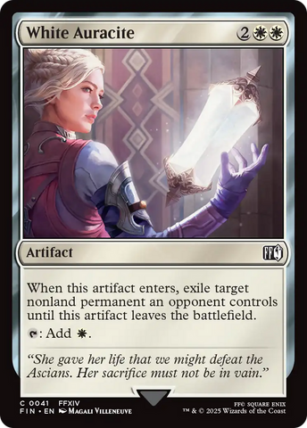 White Auracite (FIN-041)  - FINAL FANTASY