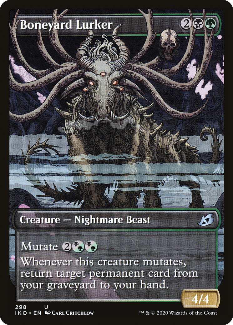 Boneyard Lurker (Showcase) (IKO-298)  - Ikoria: Lair of Behemoths: (Showcase)