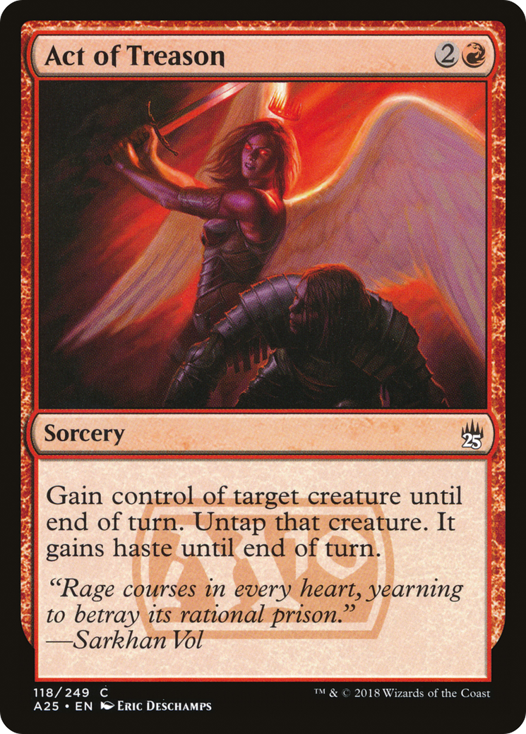 Act of Treason (A25-118)  Foil - Masters 25